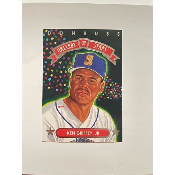 Ken Griffey Jr donruss gallery of stars 1992 mint condition there’s 5 mint card - Picture 2 of 4
